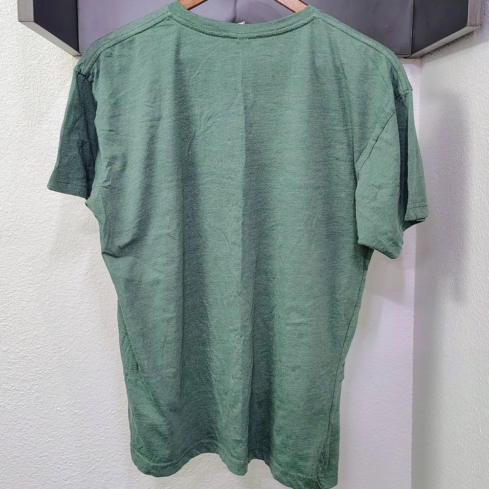 Cotton Heritage Green Crew Neck Created With A Purpose Graphic Tshirt Size Large - Picture 2 of 5